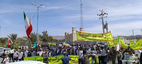 تصاویر/ راهپیمایی روز قدس شهر نودژ