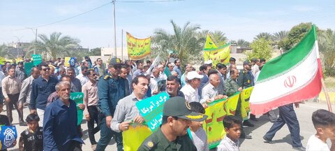 تصاویر/ راهپیمایی روز قدس شهر نودژ