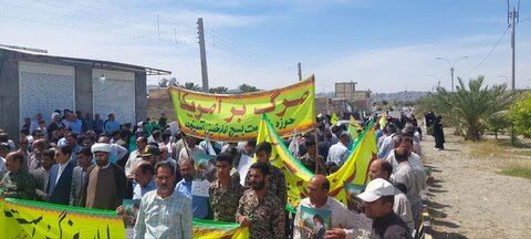 تصاویر/ راهپیمایی روز قدس شهر نودژ