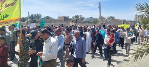 تصاویر/ راهپیمایی روز قدس شهر نودژ