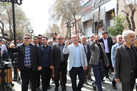 تصاویر/ راهپیمایی روز جهانی قدس در خوی