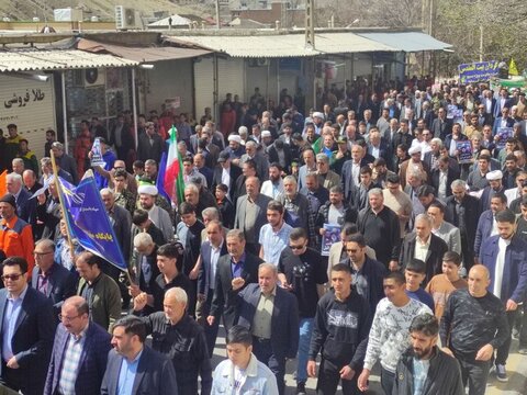 تصاویر/ راهپیمایی روز جهانی قدس در ماکو