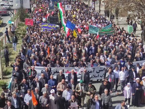 تصاویر/ راهپیمایی روز جهانی قدس در ماکو