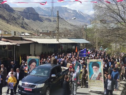 تصاویر/ راهپیمایی روز جهانی قدس در ماکو