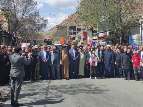 تصاویر/ راهپیمایی روز جهانی قدس در ماکو