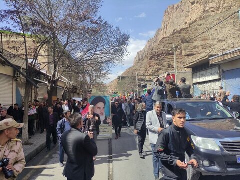 تصاویر/ راهپیمایی روز جهانی قدس در ماکو