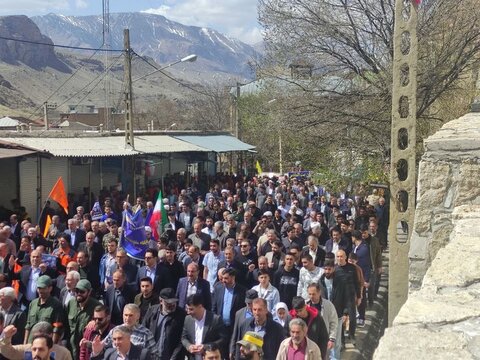 تصاویر/ راهپیمایی روز جهانی قدس در ماکو