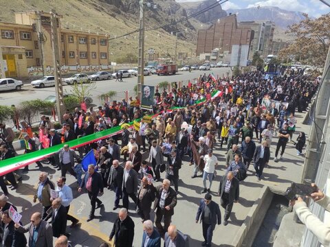 تصاویر/ راهپیمایی روز جهانی قدس در ماکو