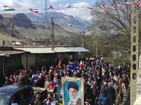 تصاویر/ راهپیمایی روز جهانی قدس در ماکو