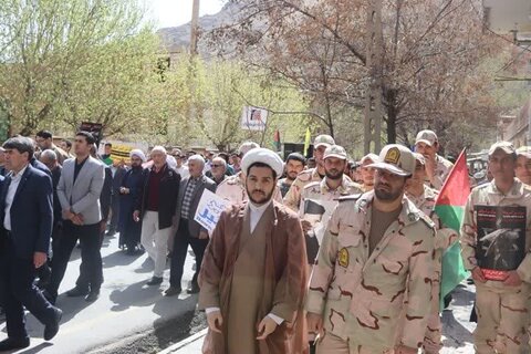 تصاویر/ راهپیمایی روز جهانی قدس در ماکو