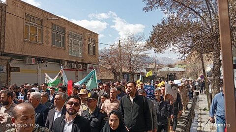 تصاویر/ راهپیمایی روز جهانی قدس در ماکو