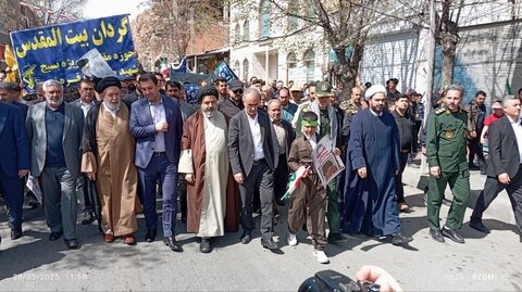 تصاویر/ راهپیمایی روز جهانی قدس در ماکو