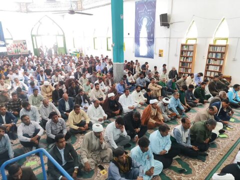 تصاویر/ نماز جمعه شهر ریگان