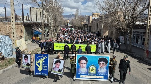 تصاویر/ حماسه دیدنی هریس در راهپیمایی روز جهانی قدس