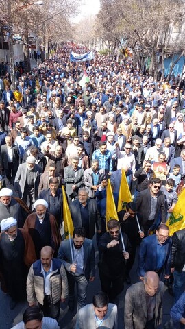 تصاویر/ حماسه دیدنی مراغه در راهپیمایی روز جهانی قدس