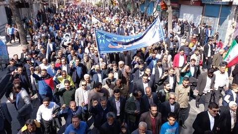 تصاویر/ حماسه دیدنی مراغه در راهپیمایی روز جهانی قدس