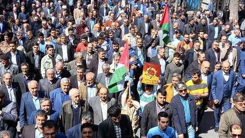 تصاویر/ حماسه دیدنی مراغه در راهپیمایی روز جهانی قدس