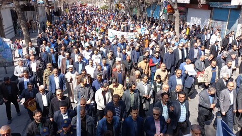 تصاویر/ حماسه دیدنی مراغه در راهپیمایی روز جهانی قدس