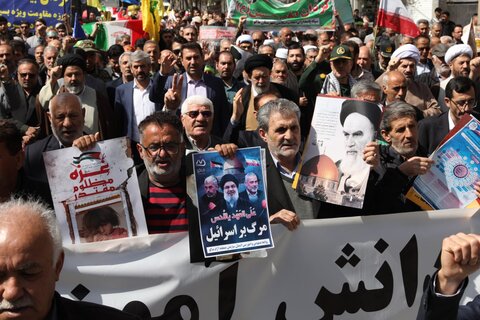 تصاویر/ راهپیمایی روز جهانی قدس در شهرستان پلدشت