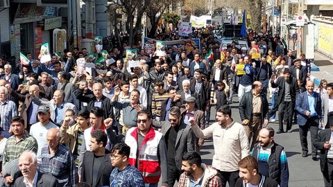 تصاویر/ حماسه دیدنی اسکو در راهپیمایی روز جهانی قدس