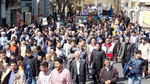 تصاویر/ حماسه دیدنی اسکو در راهپیمایی روز جهانی قدس