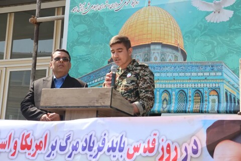 تصاویر/ حماسه دیدنی آبش احمد در راهپیمایی روز جهانی قدس