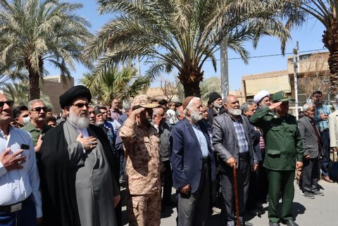 تصاویر/ حماسه مردم بافق در راهپیمایی روز جهانی قدس نوروز۱۴۰۴