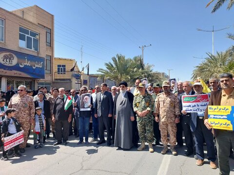 تصاویر/ حماسه مردم بافق در راهپیمایی روز جهانی قدس نوروز۱۴۰۴