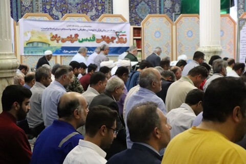 نماز جمعه خارگ به روایت تصویر