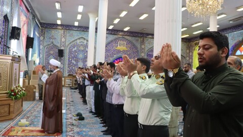 نماز جمعه خارگ به روایت تصویر