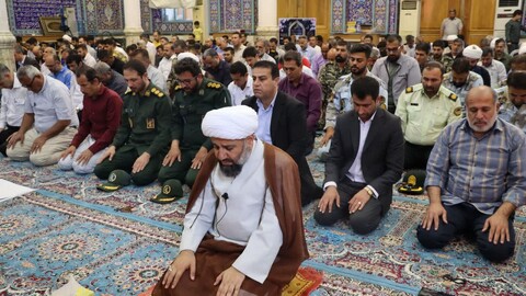 نماز جمعه خارگ به روایت تصویر