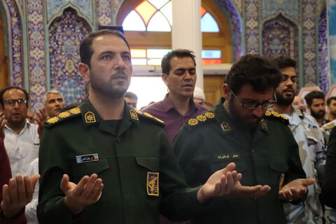 نماز جمعه خارگ به روایت تصویر