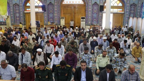 نماز جمعه خارگ به روایت تصویر