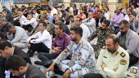 نماز جمعه خارگ به روایت تصویر