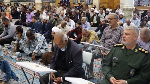 نماز جمعه خارگ به روایت تصویر