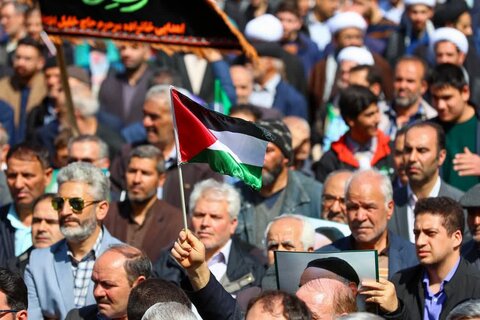 تصاویر/ حماسه دیدنی تبریز در راهپیمایی روز جهانی قدس