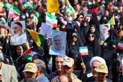 تصاویر/ حماسه دیدنی تبریز در راهپیمایی روز جهانی قدس