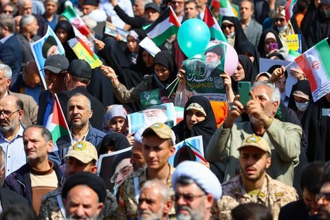 تصاویر/ حماسه دیدنی تبریز در راهپیمایی روز جهانی قدس