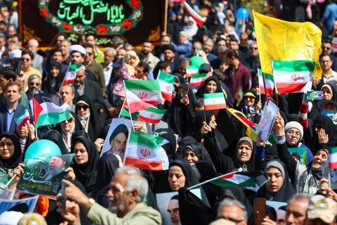 تصاویر/ حماسه دیدنی تبریز در راهپیمایی روز جهانی قدس