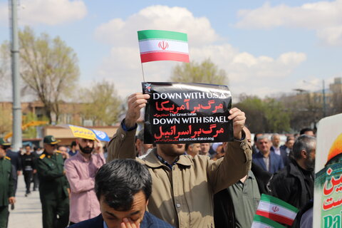 تصاویر/ حماسه دیدنی تبریز در راهپیمایی روز جهانی قدس