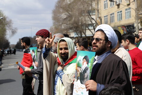 تصاویر/ حماسه دیدنی تبریز در راهپیمایی روز جهانی قدس