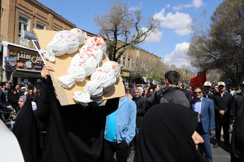 تصاویر/ حماسه دیدنی تبریز در راهپیمایی روز جهانی قدس