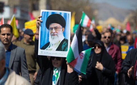 تصاویر/خروش ضد صهیونیستی مردم شهر اراک در راهپیمایی روز قدس