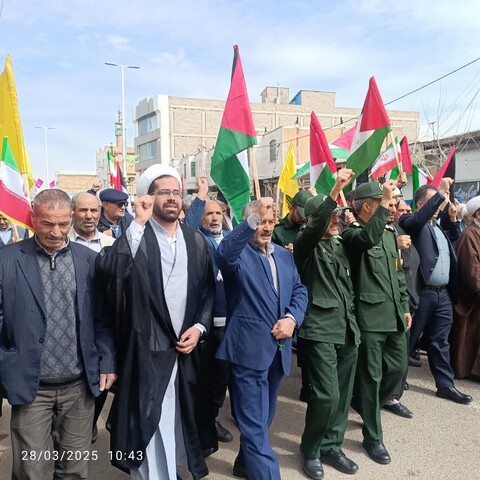 تصاویر/ حماسه دیدنی صائین قلعه در راهپیمایی روز جهانی قدس