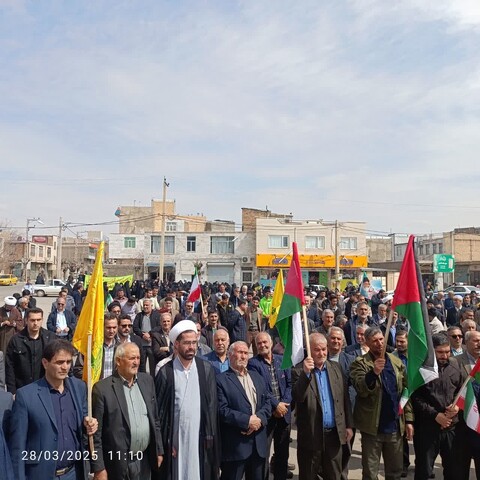 تصاویر/ حماسه دیدنی صائین قلعه در راهپیمایی روز جهانی قدس