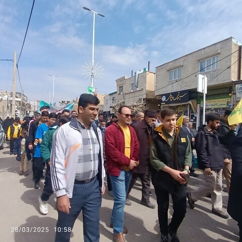 تصاویر/ حماسه دیدنی صائین قلعه در راهپیمایی روز جهانی قدس