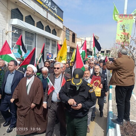 تصاویر/ حماسه دیدنی صائین قلعه در راهپیمایی روز جهانی قدس