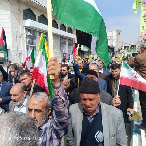 تصاویر/ حماسه دیدنی صائین قلعه در راهپیمایی روز جهانی قدس