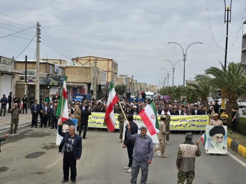 تصاویر/ حماسه دیدنی طارم در راهپیمایی روز جهانی قدس