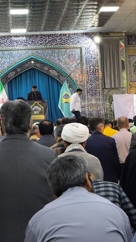 نماز جمعه گناوه به روایت تصویر